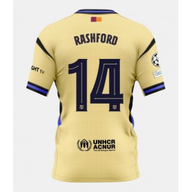 Pánské fotbalový oblečení Barcelona Marcus Rashford #14 Venkovní košile 2025-26 Krátkým Rukávem
